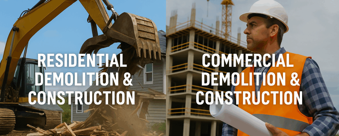 residential-commercial-North Carolina demolition-construction-banner